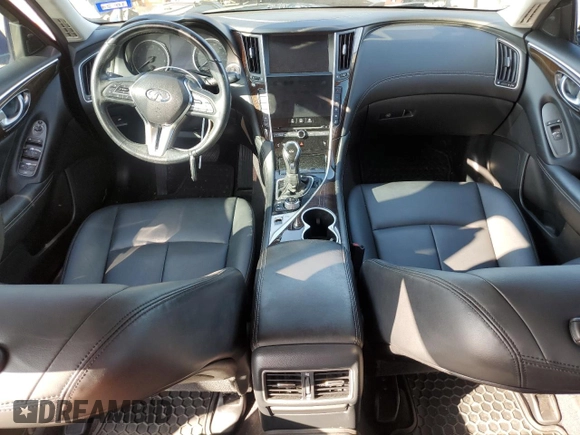 2018 Infiniti Q50 Sport with VIN JN1EV7AP7JM363050, listed as a Copart auction lot 86200424 with 98,433 mi miles and Salvage Title. Bid and sale history available at carsss.com. Image 8.