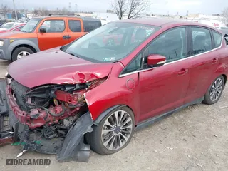 2017 Ford C-Max Energi Titanium with VIN 1FADP5FU5HL102253, listed as a IAAI auction lot 41726641 with 103,614 mi miles. Bid and sale history available at carsss.com. Image 17.