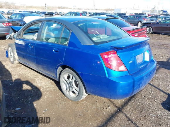 2003 Saturn ION with VIN 1G8AL52F63Z144401, listed as a IAAI auction lot 41797157 with 216,499 mi miles. Bid and sale history available at carsss.com. Image 3.