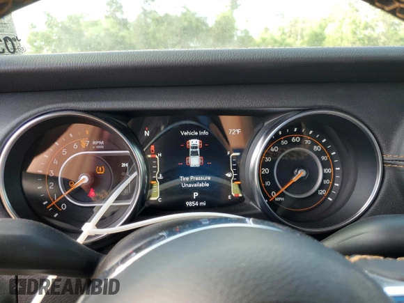 2023 Jeep Gladiator High Altitude z VIN 1C6HJTFG1PL591347, wystawiony jako Copart lot #52847825 z przebiegiem 9 854 mil mil oraz Szkoda całkowita • Salvage title. Historia ofert i sprzedaży dostępna na DreamBid. Obrazek 9.