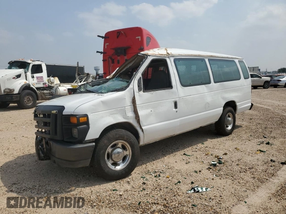 2008 Ford Econoline Passenger XL with VIN 1FBSS31L88DA95428, listed as a Copart auction lot 55216894 with Not Provided miles and Salvage Title. Bid and sale history available at DreamBid. Image 1.