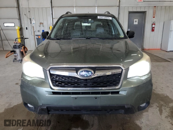 2015 Subaru Forester Touring with VIN JF2SJAUCXFH510044, listed as a Copart auction lot 59414925 with 180,433 mi miles and Salvage title. Bid and sale history available at DreamBid. Image 5.