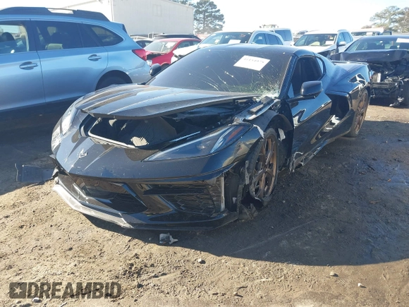 2023 Chevrolet Corvette 1LT with VIN 1G1YA2D43P5129462, listed as a IAAI auction lot 41154975 with 23,018 mi miles and . Bid and sale history available at DreamBid. Image 17.
