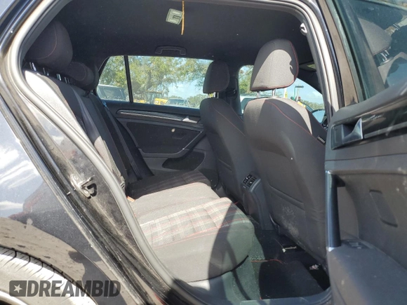 2017 Volkswagen Golf GTI S with VIN 3VW4T7AU6HM033285, listed as a Copart auction lot 77129054 with 55,781 mi miles and Salvage Title. Bid and sale history available at carsss.com. Image 10.