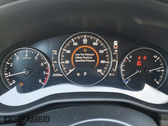 2020 Mazda 3 Premium with VIN JM1BPAEM4L1164114, listed as a Copart auction lot 83880834 with 25,590 mi miles and Salvage title. Bid and sale history available at DreamBid. Image 9.