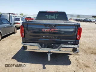 2021 GMC Sierra 1500 Limited SLT with VIN 1GTU9DET3MZ258631, listed as a Copart auction lot 62086594 with 59,139 mi miles and Salvage Title. Bid and sale history available at carsss.com. Image 6.