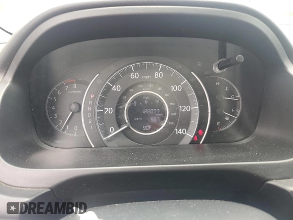 2014 Honda CR-V LX z VIN 5J6RM3H35EL039470, wystawiony jako Copart lot #58930155 z przebiegiem 122 077 mil mil oraz Szkoda całkowita • Salvage title. Historia ofert i sprzedaży dostępna na DreamBid. Obrazek 9.