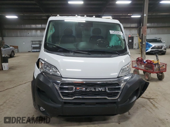 2023 Ram ProMaster Cargo with VIN 3C6LRVVGXPE551194, listed as a Copart auction lot 88544435 with Not Provided miles and Salvage Title. Bid and sale history available at DreamBid. Image 5.