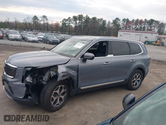 2021 Kia Telluride EX with VIN 5XYP34HCXMG123526, listed as a IAAI auction lot 41842912 with 54,675 mi miles and . Bid and sale history available at DreamBid. Image 14.