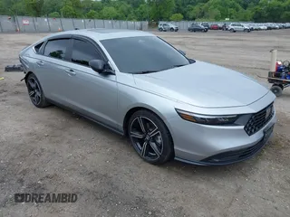 2024 Honda Accord Sport with VIN 1HGCY2F51RA007441, listed as a IAAI auction lot 42263568 with 33,854 mi miles and . Bid and sale history available at DreamBid. Image 1.