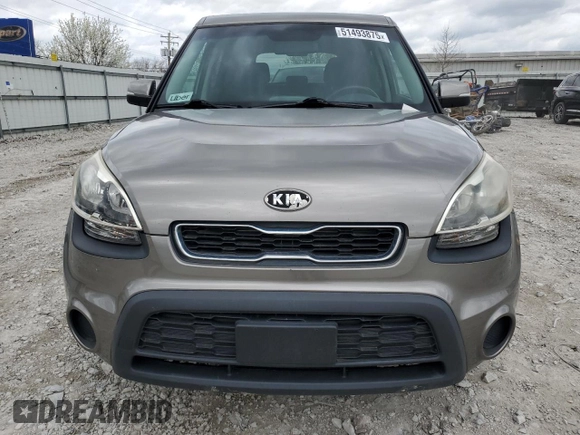 2012 Kia Soul + with VIN KNDJT2A6XC7475564, listed as a Copart auction lot 51493875 with 161,780 mi miles and Clean Title. Bid and sale history available at carsss.com. Image 5.