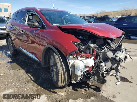 2020 Nissan Murano Platinum with VIN 5N1AZ2DS7LN156847, listed as a Copart auction lot 47846415 with Not provided miles and Salvage title. Bid and sale history available at DreamBid. Image 4.