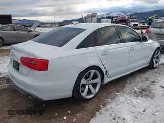 2013 Audi S6 Prestige with VIN WAUF2AFC7DN040741, listed as a IAAI auction lot 41032195 with 107,431 mi miles. Bid and sale history available at carsss.com. Image 4.