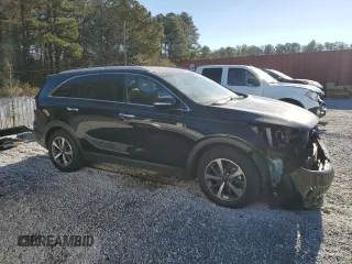 2019 Kia Sorento EX Sport V6 with VIN 5XYPH4A55KG503738, listed as a Copart auction lot 85773814 with 107,046 mi miles and Salvage Title. Bid and sale history available at carsss.com. Image 4.