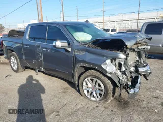 2021 GMC Sierra 1500 with VIN 3GTP8DET1MG382882, listed as a IAAI auction lot 41615193 with 64,120 mi miles and . Bid and sale history available at DreamBid. Image 1.