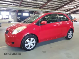 2007 Toyota Yaris with VIN JTDJT923375071567, listed as a Copart auction lot 55075735 with 195,309 mi miles and Clean Title. Bid and sale history available at carsss.com. Image 1.