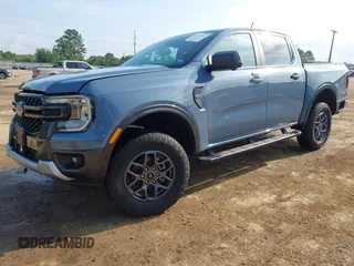 2024 Ford Ranger XLT z VIN 1FTER4GH0RLE15572, wystawiony jako IAAI lot #42138297 z przebiegiem 6 624 mil mil oraz . Historia ofert i sprzedaży dostępna na DreamBid. Obrazek 2.