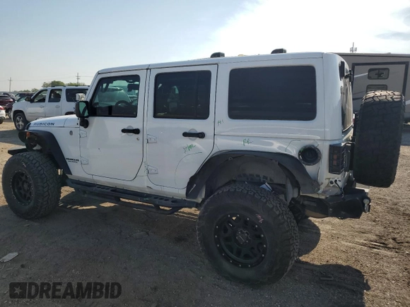2015 Jeep Wrangler Unlimited Rubicon with VIN 1C4BJWFG1FL750561, listed as a Copart auction lot 60797075 with 95,677 mi miles and Salvage title. Bid and sale history available at DreamBid. Image 2.