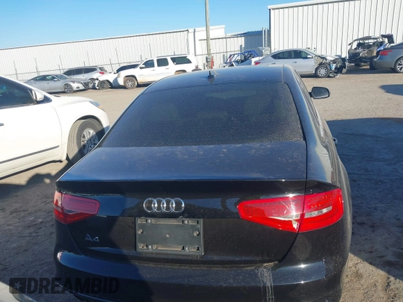 2014 Audi A4 Premium with VIN WAUAFAFL2EN027265, listed as a IAAI auction lot 41394334 with 130,582 mi miles. Bid and sale history available at carsss.com. Image 16.