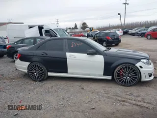 2012 Mercedes-Benz C 63 AMG with VIN WDDGF7HB2CA682282, listed as a IAAI auction lot 41505447 with 109,438 mi miles and . Bid and sale history available at carsss.com. Image 13.