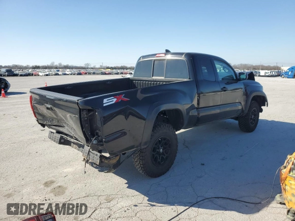 2022 Toyota Tacoma SR с VIN 3TYRZ5CN9NT021097, выставлен на аукционе Copart как лот 48436885 с пробегом 52 572 миль миль и Списание • Salvage title. История ставок и продаж доступна на DreamBid. Изображение 3.