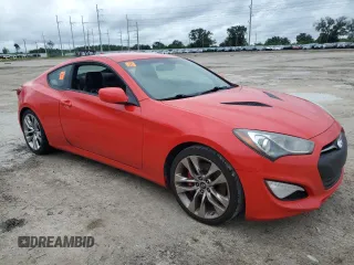 2014 Hyundai Genesis Coupe 2.0T with VIN KMHHT6KD8EU115387, listed as a Copart auction lot 75023754 with Not provided miles and Salvage title. Bid and sale history available at DreamBid. Image 4.