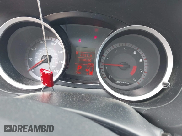 2009 Mitsubishi Lancer DE with VIN JA3AU16U89U038475, listed as a IAAI auction lot 42212426 with 114,530 mi miles and . Bid and sale history available at DreamBid. Image 7.