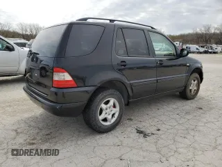 2000 Mercedes-Benz M with VIN 4JGAB54E6YA182192, listed as a Copart auction lot 50423405 with 163,539 mi miles and Clean Title. Bid and sale history available at carsss.com. Image 3.