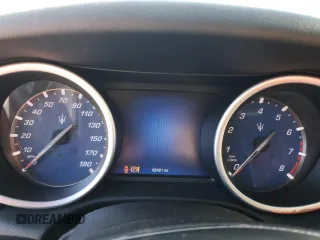 2016 Maserati Ghibli z VIN ZAM57XSAXG1167773, wystawiony jako Copart lot #46607705 z przebiegiem 62 421 mil mil oraz Szkoda całkowita • Salvage title. Historia ofert i sprzedaży dostępna na DreamBid. Obrazek 9.