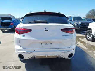 2023 Alfa Romeo Stelvio Ti with VIN ZASPAKBN4P7D63524, listed as a IAAI auction lot 41626631 with 37,731 mi miles. Bid and sale history available at carsss.com. Image 21.