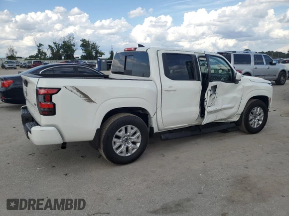 2024 Nissan Frontier SV with VIN 1N6ED1EJ9RN610607, listed as a Copart auction lot 71346354 with 122 mi miles and Non Repairable. Bid and sale history available at carsss.com. Image 3.
