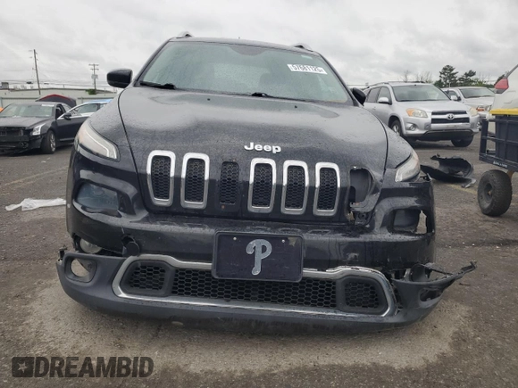 2014 Jeep Cherokee Limited с VIN 1C4PJLDB7EW258447, выставлен на аукционе Copart как лот 57681125 с пробегом 80 818 миль миль и Списание • Salvage title. История ставок и продаж доступна на DreamBid. Изображение 5.