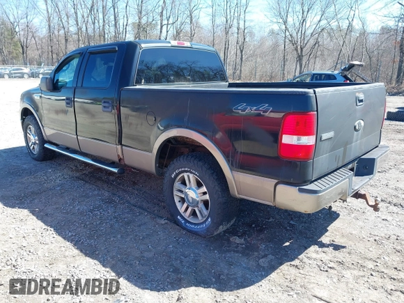 2006 Ford F-150 XLT with VIN 1FTPW14586KC90896, listed as a IAAI auction lot 41910761 with 115,657 mi miles. Bid and sale history available at carsss.com. Image 3.