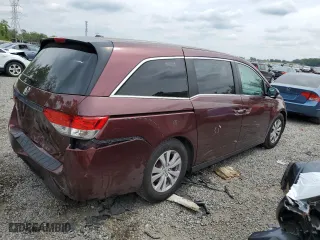 2016 Honda Odyssey EX-L with VIN 5FNRL5H60GB068976, listed as a Copart auction lot 50148215 with 172,333 mi miles and Salvage Title. Bid and sale history available at carsss.com. Image 3.
