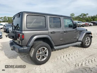 2018 Jeep Wrangler Unlimited Sahara z VIN 1C4HJXEG6JW174944, wystawiony jako Copart lot #54786595 z przebiegiem 81 782 mil mil oraz Szkoda całkowita • Salvage title. Historia ofert i sprzedaży dostępna na DreamBid. Obrazek 3.