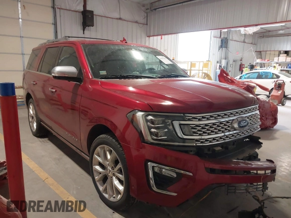 2018 Ford Expedition Platinum with VIN 1FMJU1LT6JEA33346, listed as a IAAI auction lot 41617870 with 86,573 mi miles and . Bid and sale history available at DreamBid. Image 1.