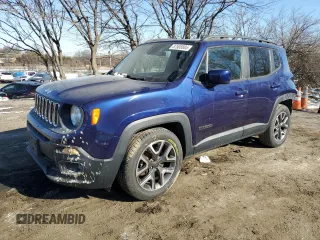 2016 Jeep Renegade Latitude with VIN ZACCJABTXGPC47327, listed as a Copart auction lot 87508885 with 79,193 mi miles and Salvage Title. Bid and sale history available at carsss.com. Image 1.
