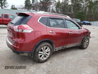 2014 Nissan Rogue SL with VIN 5N1AT2MV7EC750641, listed as a Copart auction lot 52873825 with 93,362 mi miles and Clean Title. Bid and sale history available at carsss.com. Image 3.