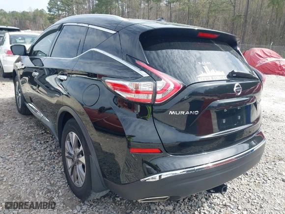 2015 Nissan Murano Platinum with VIN 5N1AZ2MH8FN274513, listed as a IAAI auction lot 41822146 with 137,354 mi miles. Bid and sale history available at carsss.com. Image 3.
