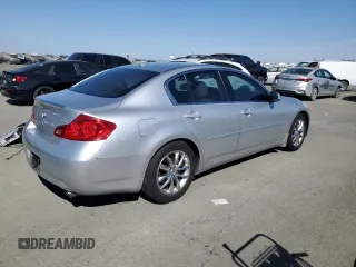 2008 Infiniti G35 with VIN JNKBV61E68M215778, listed as a Copart auction lot 75065994 with 128,481 mi miles and Salvage Title. Bid and sale history available at DreamBid. Image 3.