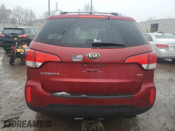 2014 Kia Sorento LX with VIN 5XYKTDA72EG462113, listed as a Copart auction lot 45081345 with 151,350 mi miles and Clean Title. Bid and sale history available at carsss.com. Image 6.