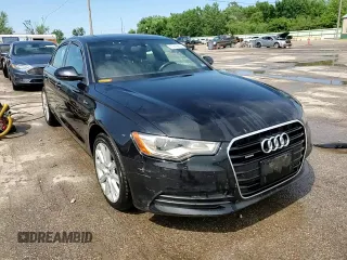 2014 Audi A6 Premium Plus with VIN WAUFGAFC9EN164626, listed as a Copart auction lot 61979655 with 125,204 mi miles and Salvage title. Bid and sale history available at DreamBid. Image 13.