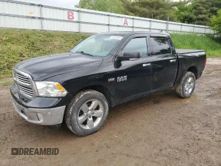2014 Ram 1500 Big Horn z VIN 1C6RR7LT3ES405008, wystawiony jako Copart lot #58623485 z przebiegiem 181 253 mil mil oraz Czysty tytuł • Clean title. Historia ofert i sprzedaży dostępna na DreamBid. Obrazek 1.