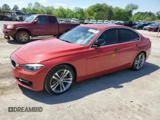2015 BMW 3 Series 328i with VIN WBA3A5G55FNP35199, listed as a Copart auction lot 52002155 with 55,752 mi miles and Salvage title. Bid and sale history available at DreamBid. Image 1.