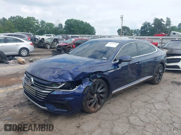 2019 Volkswagen Arteon SE R-Line with VIN WVWFR7AN8KE031697, listed as a IAAI auction lot 42445909 with 108,372 mi miles and . Bid and sale history available at DreamBid. Image 18.