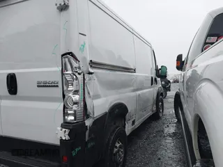2023 Ram ProMaster Cargo with VIN 3C6LRVVG3PE603829, listed as a IAAI auction lot 41682802 with 8,408 mi miles and . Bid and sale history available at DreamBid. Image 4.