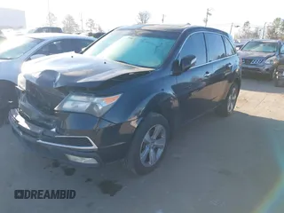 2010 Acura MDX Technology Pkg with VIN 2HNYD2H68AH523947, listed as a IAAI auction lot 41132813 with 185,187 mi miles. Bid and sale history available at carsss.com. Image 17.