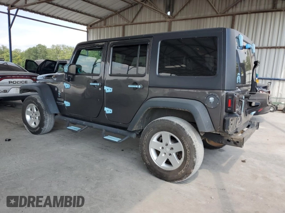 2018 Jeep Wrangler JK Unlimited Sport S with VIN 1C4BJWDG9JL835448, listed as a Copart auction lot 67050784 with 134,168 mi miles and Salvage Title. Bid and sale history available at carsss.com. Image 2.