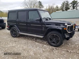 2017 Mercedes-Benz G-Class G 550 with VIN WDCYC3KFXHX263672, listed as a Copart auction lot 53828544 with 85,909 mi miles and Salvage Title. Bid and sale history available at carsss.com. Image 4.
