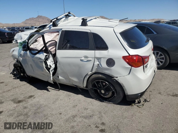 2017 Mitsubishi Outlander Sport ES 2.0 with VIN JA4AP3AUXHZ070304, listed as a Copart auction lot 49866595 with 0 mi miles and Salvage Title. Bid and sale history available at carsss.com. Image 2.